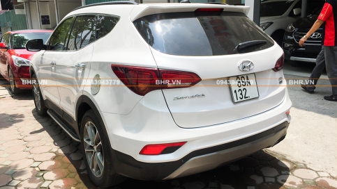 Thảm lót cốp ô tô Hyundai Santafe giá tại xưởng, rẻ nhất Hà Nội, TPHCM